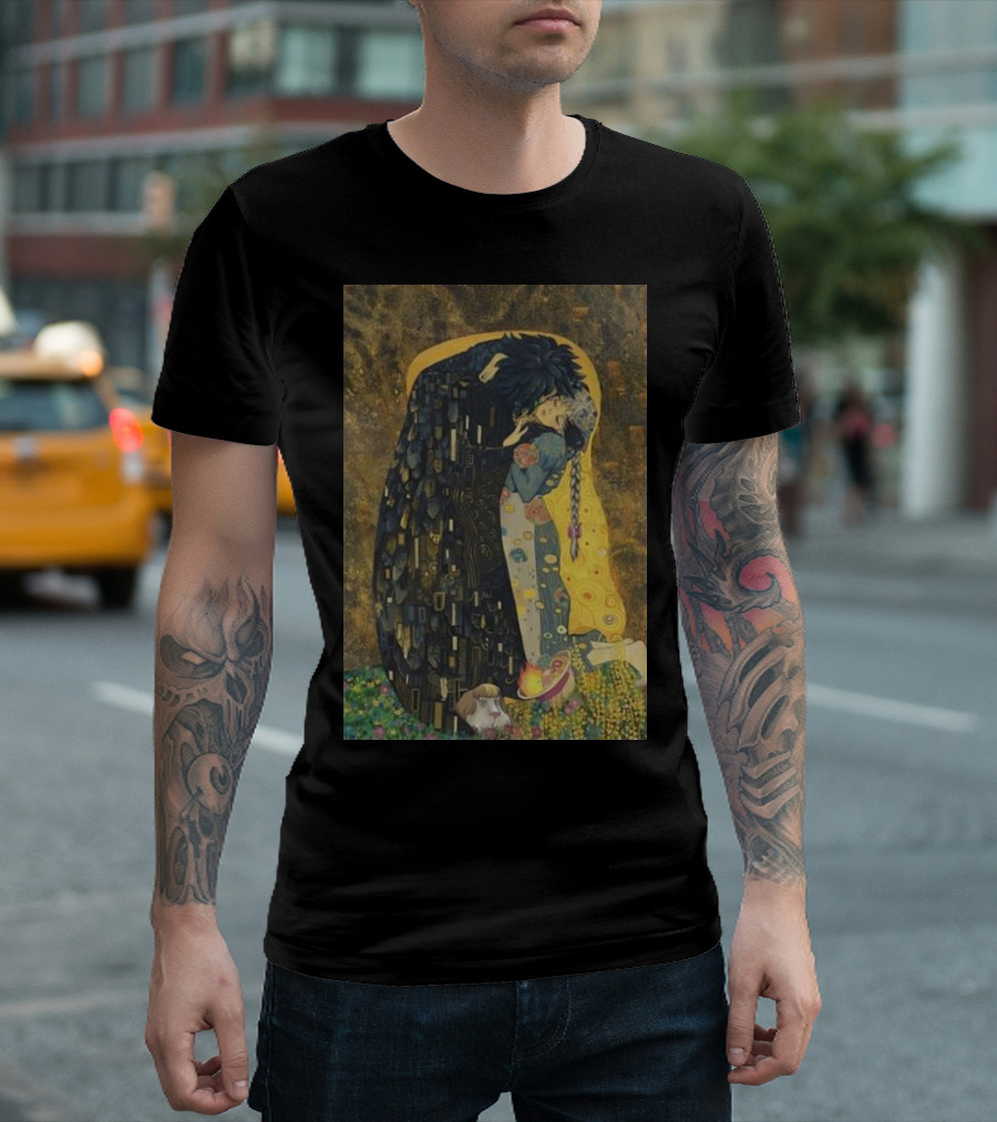 Howl's Moving Castle The Kiss Gustav Klimt Mashup T-Shirt