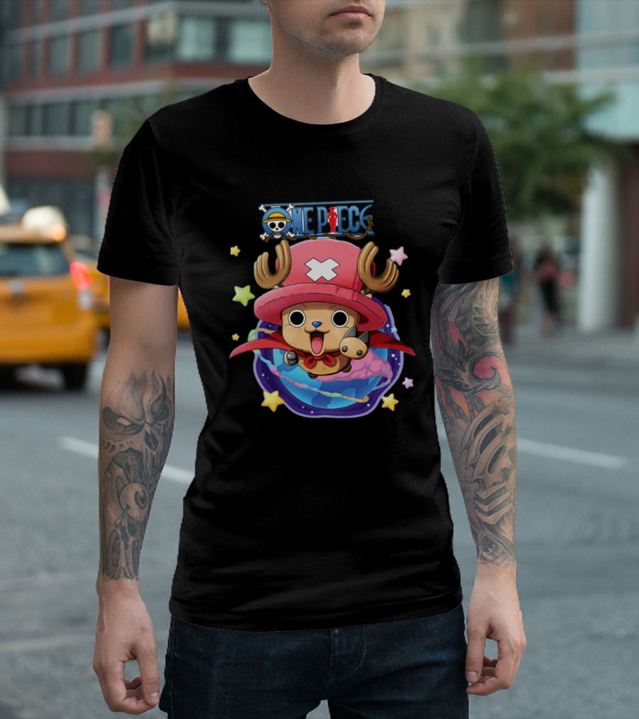 Kawaii Tony Tony Chopper One Piece Cute Starry Adventure T-Shirt
