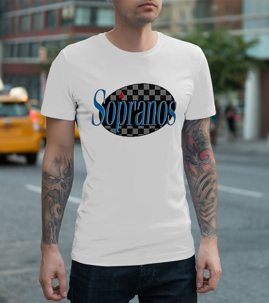 Seinpranos VIII Omwearta Seinfeld Soprano Checkerboard T-Shirt