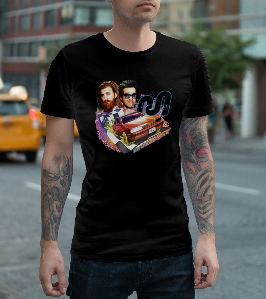 Rhett And Link Mythical Cheese Wheel Racing Cheetz Signature T-Shirt