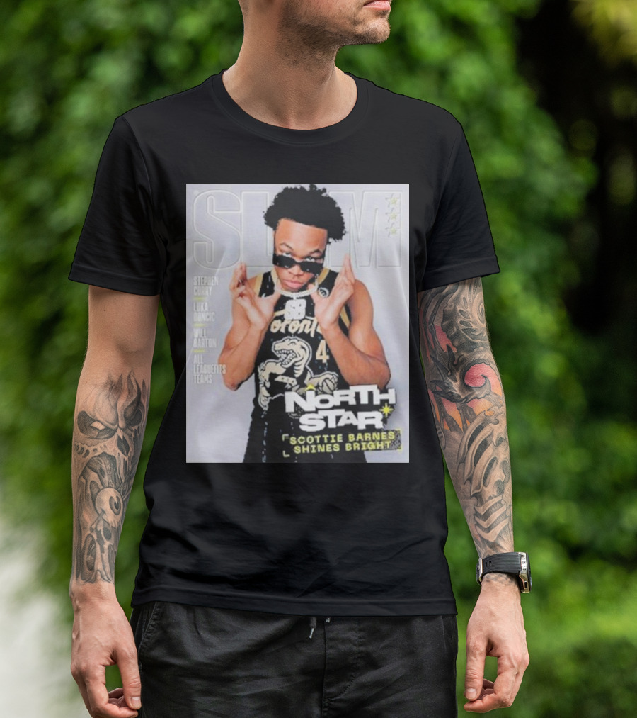 SLAM Cover North Star Toronto Raptors Scottie Barnes Shines Bright T-Shirt
