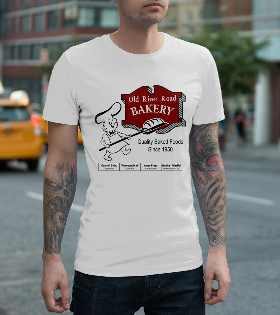 Old River Road Bakery Quality Baked Foods Since 1950 Scranton Carbondale Wilkes-Barre T-Shirt