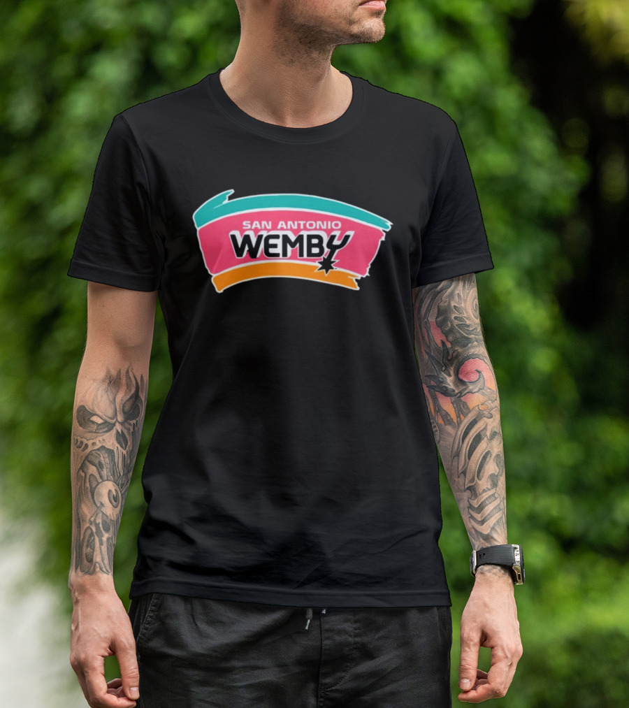 San Antonio Wemby Retro T-Shirt