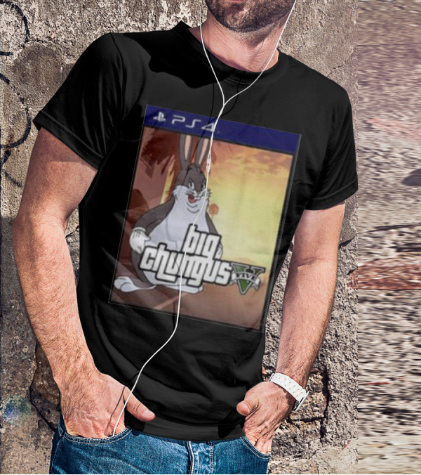 Big Chungus Grand Theft Auto V Sony PlayStation 4 Crossover T-Shirt