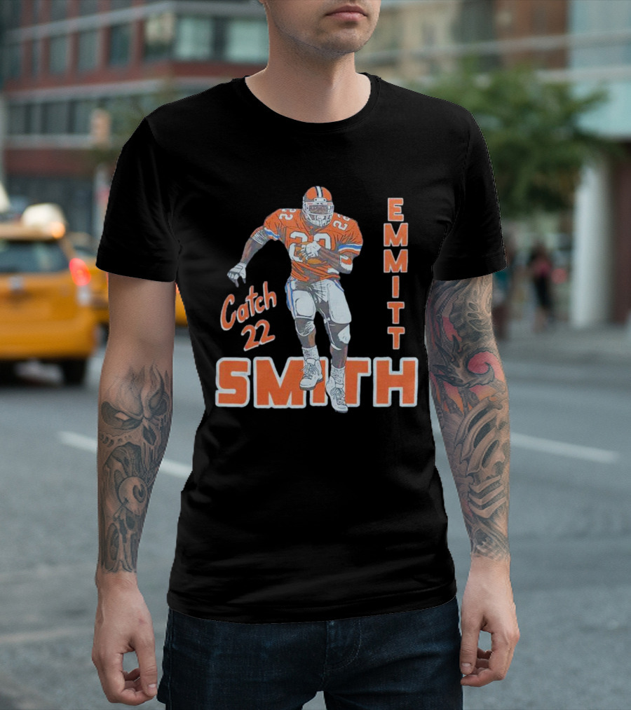 Emmitt Smith Catch 22 Football T-Shirt