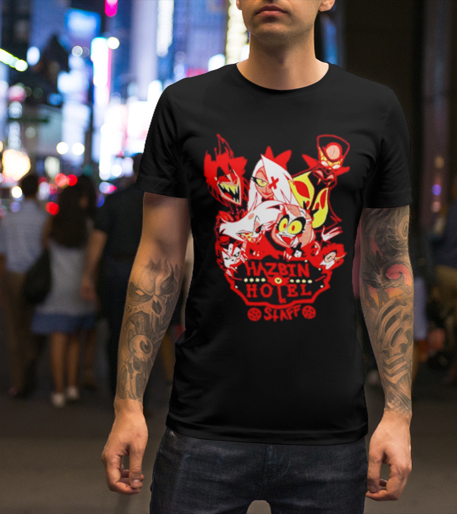 Hazbin Hotel Staff Characters Compilation T-Shirt