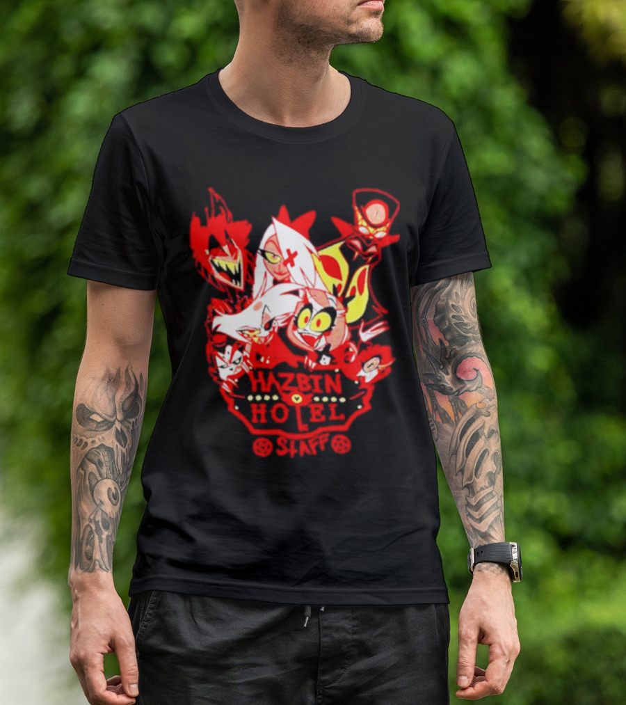 Hazbin Hotel Staff Characters Compilation T-Shirt