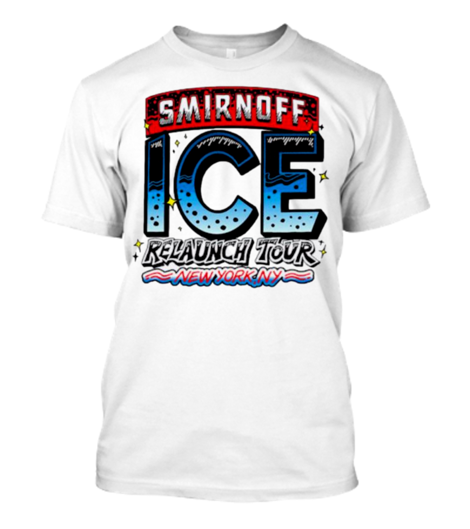 Smirnoff ICE Relaunch Tour New York NY T-Shirt