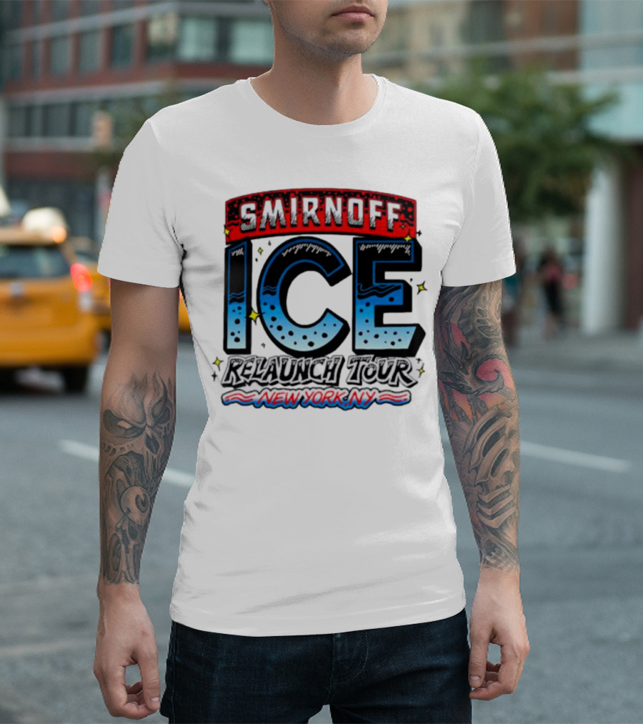 Smirnoff ICE Relaunch Tour New York NY T-Shirt