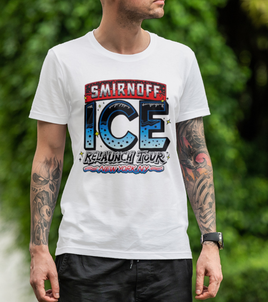 Smirnoff ICE Relaunch Tour New York NY T-Shirt