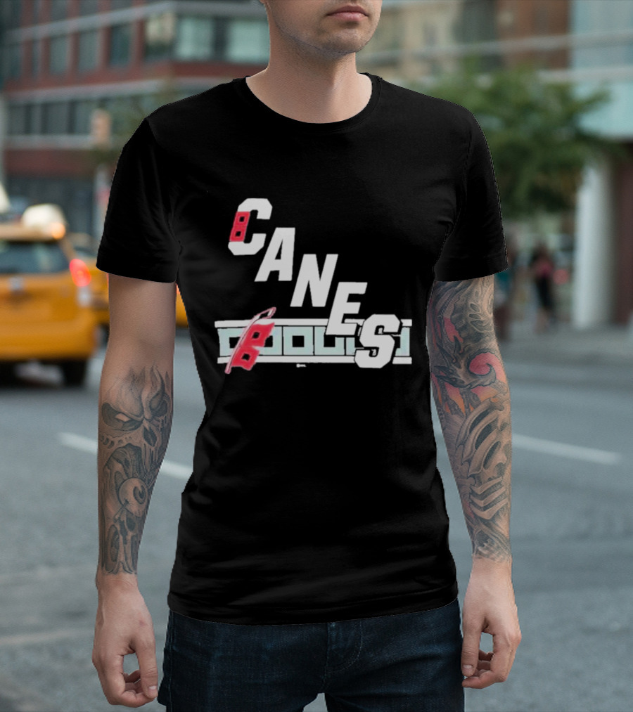 CANES Hurricanes Ice Hockey Sports Team T-Shirt