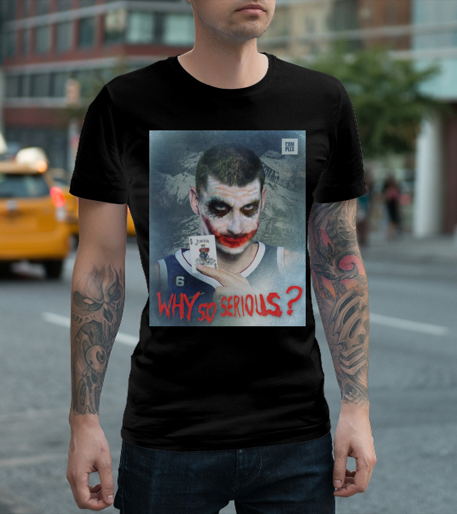 Complex Sports Why So Serious Nikola Jokic Joker Card T-Shirt