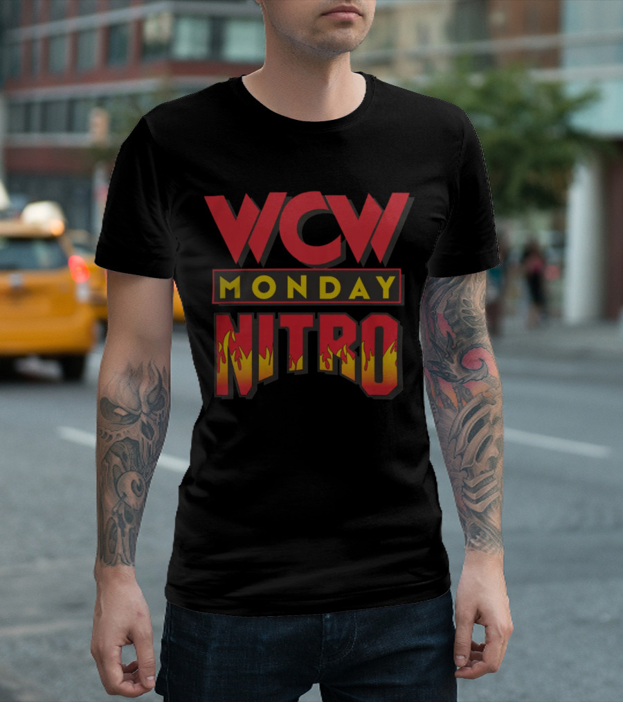 WCW Monday Nitro Iconic Event Homage T-Shirt