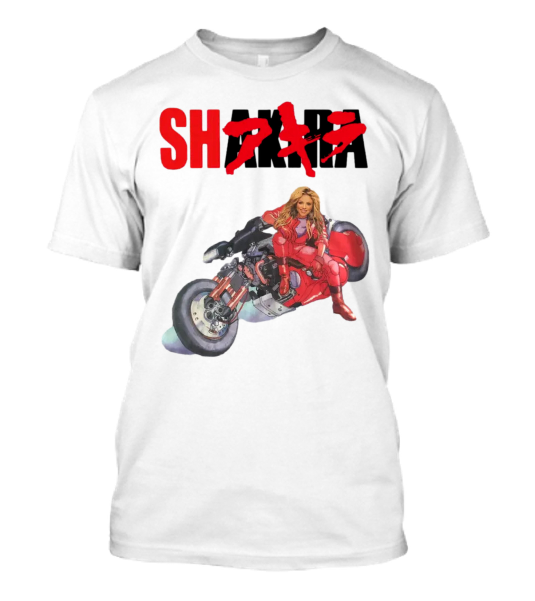 Shakira Akira Motorcycle Fusion T-Shirt