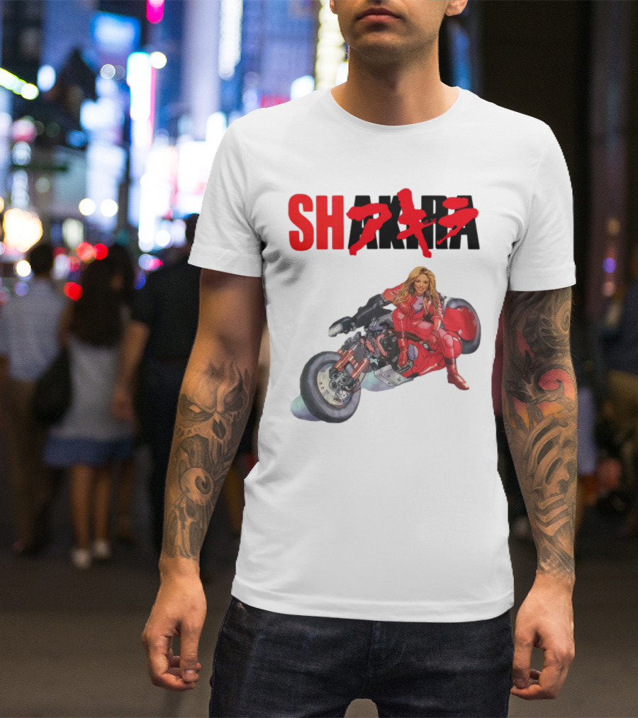 Shakira Akira Motorcycle Fusion T-Shirt