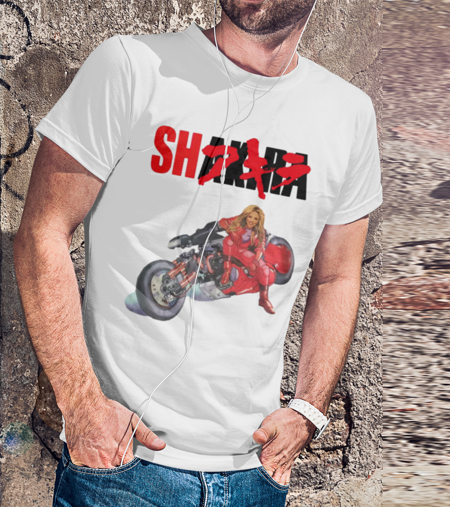 Shakira Akira Motorcycle Fusion T-Shirt