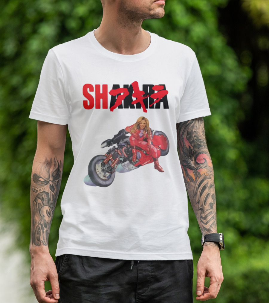 Shakira Akira Motorcycle Fusion T-Shirt