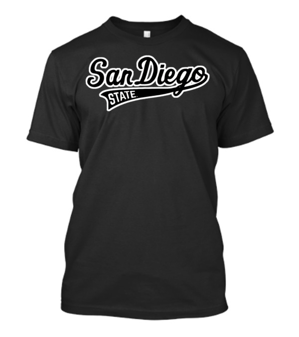 San Diego State University Vintage Retro Logo Script T-Shirt