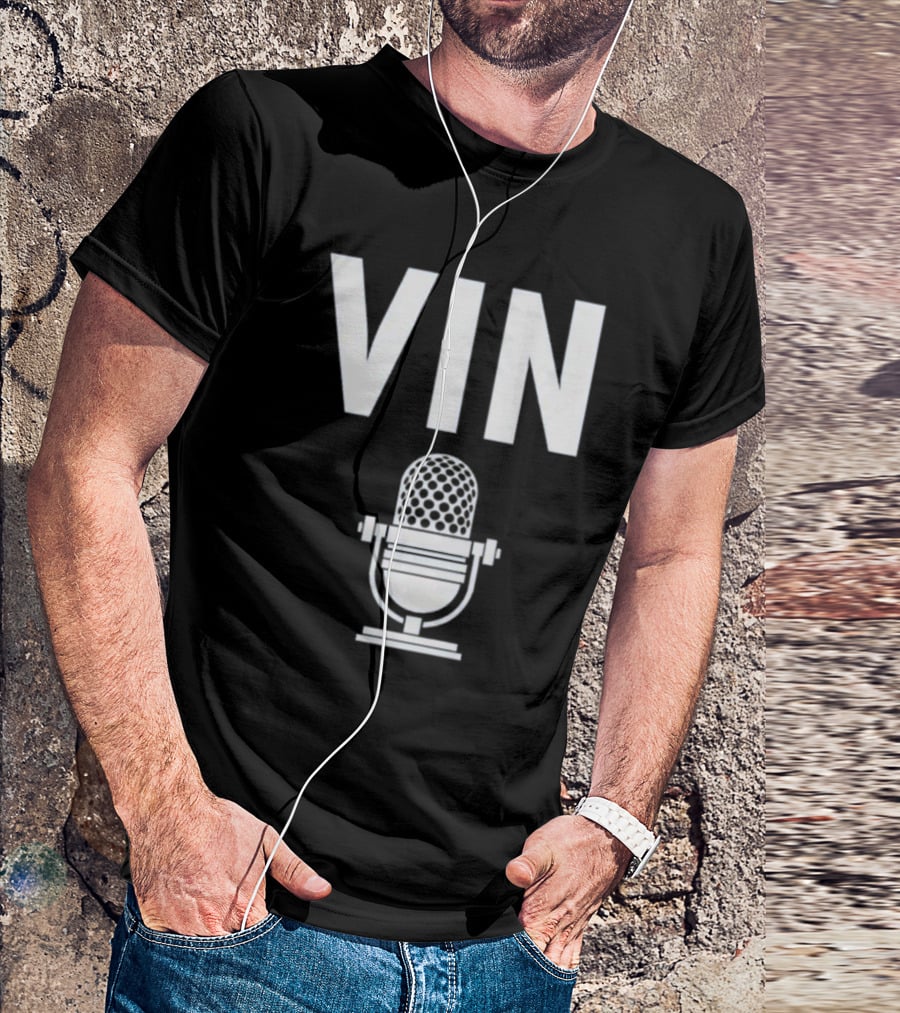 Vin Scully Microphone Dodgers Schedule Vintage T-Shirt