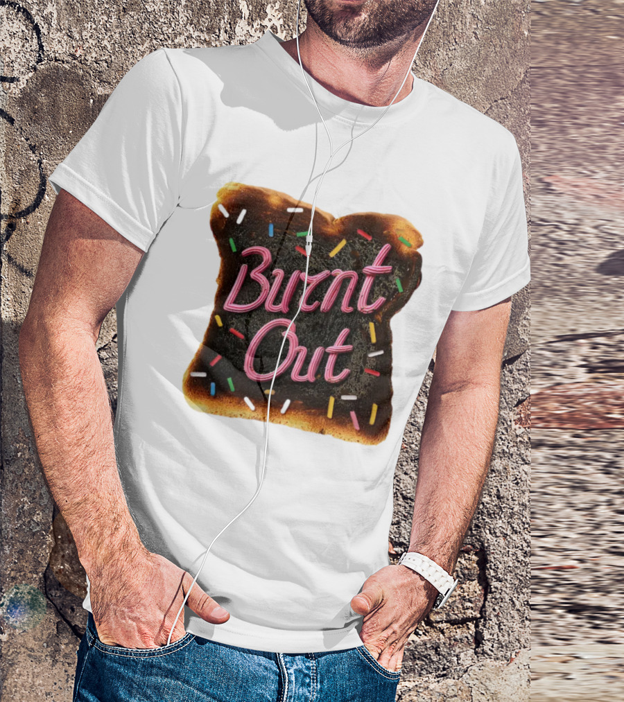 Burnt Out Toast With Colorful Sprinkles T-Shirt