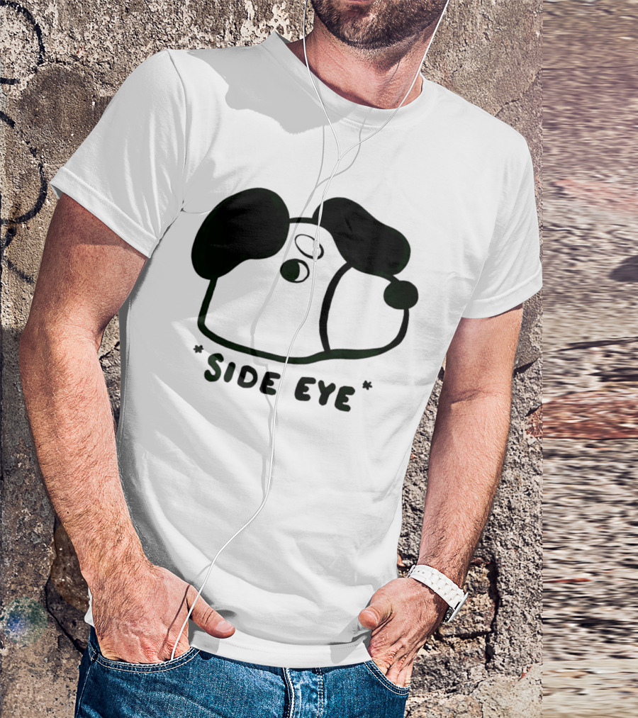 Chocolett Dog With Side Eye Expression T-Shirt