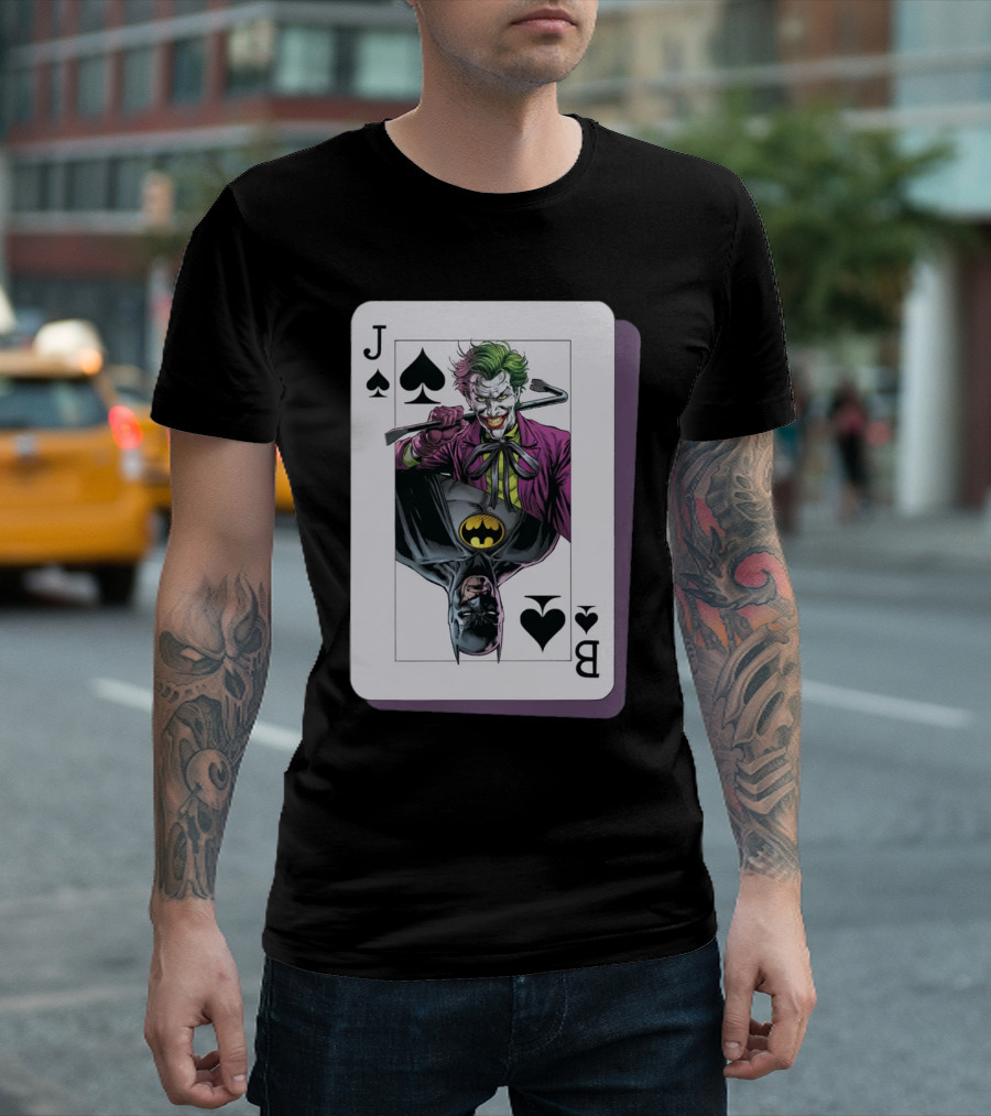 DC The Three Jokers Joker Batman Playing Card T-Shirt