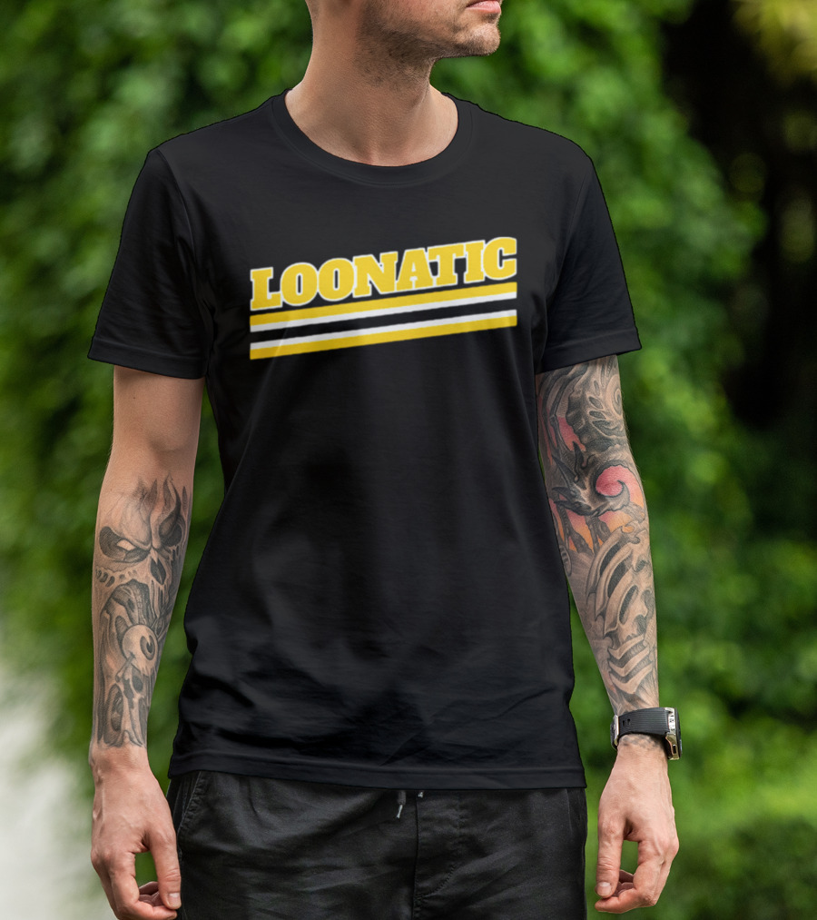 LOONATIC Bold Yellow Stripes T-Shirt