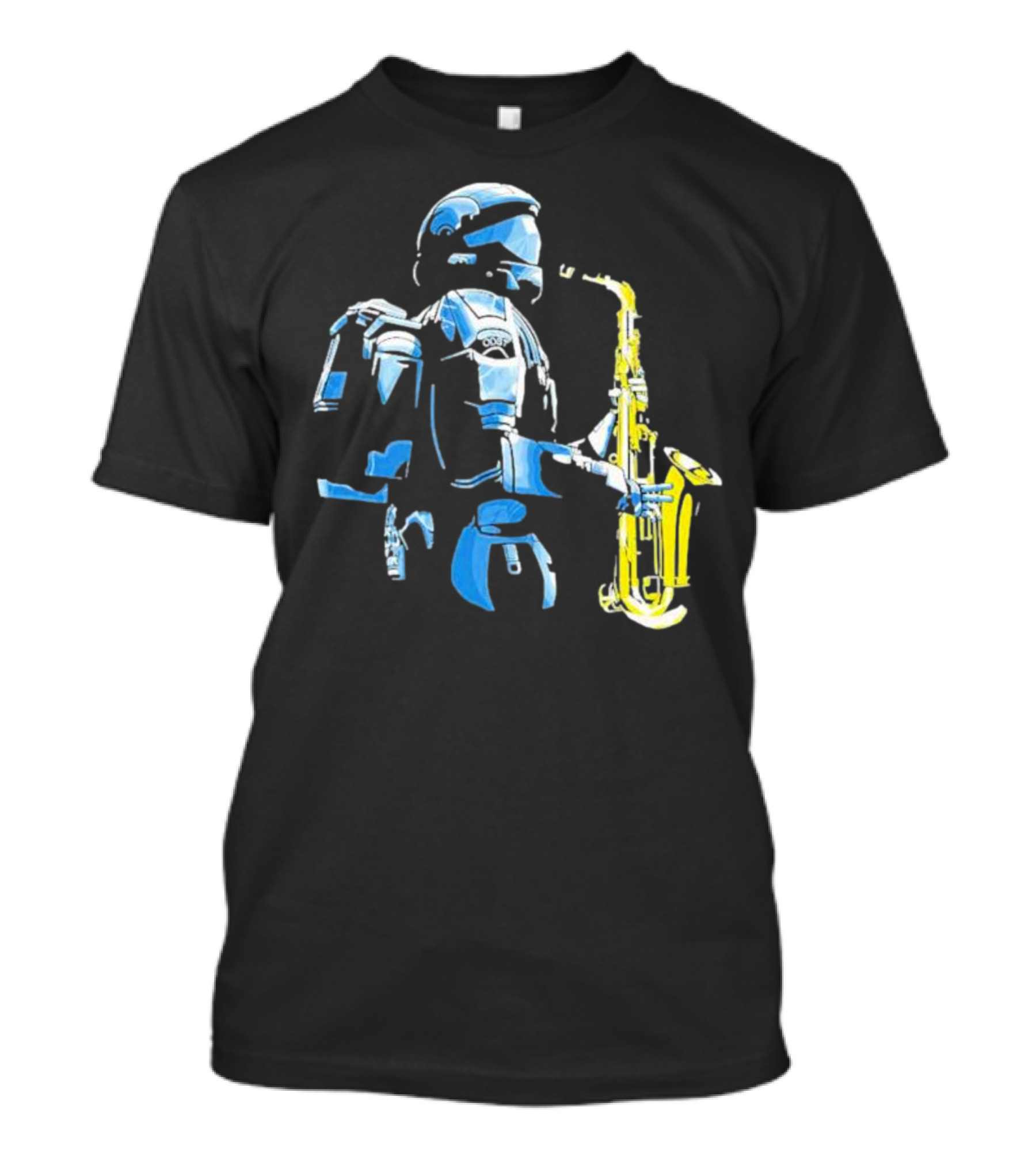 Halo 3 ODST Soldier Playing Saxophone T-Shirt