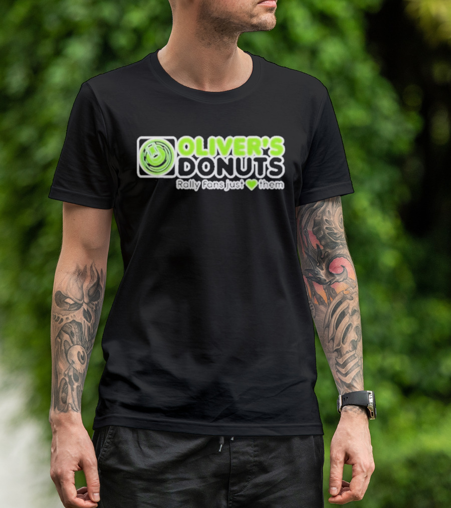 Oliver Solberg Oliver's Donuts Rally Fans Just Love Them T-Shirt