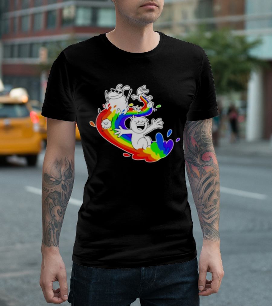 Pride Flavour Rainbow Ride Characters Limited Run T-Shirt