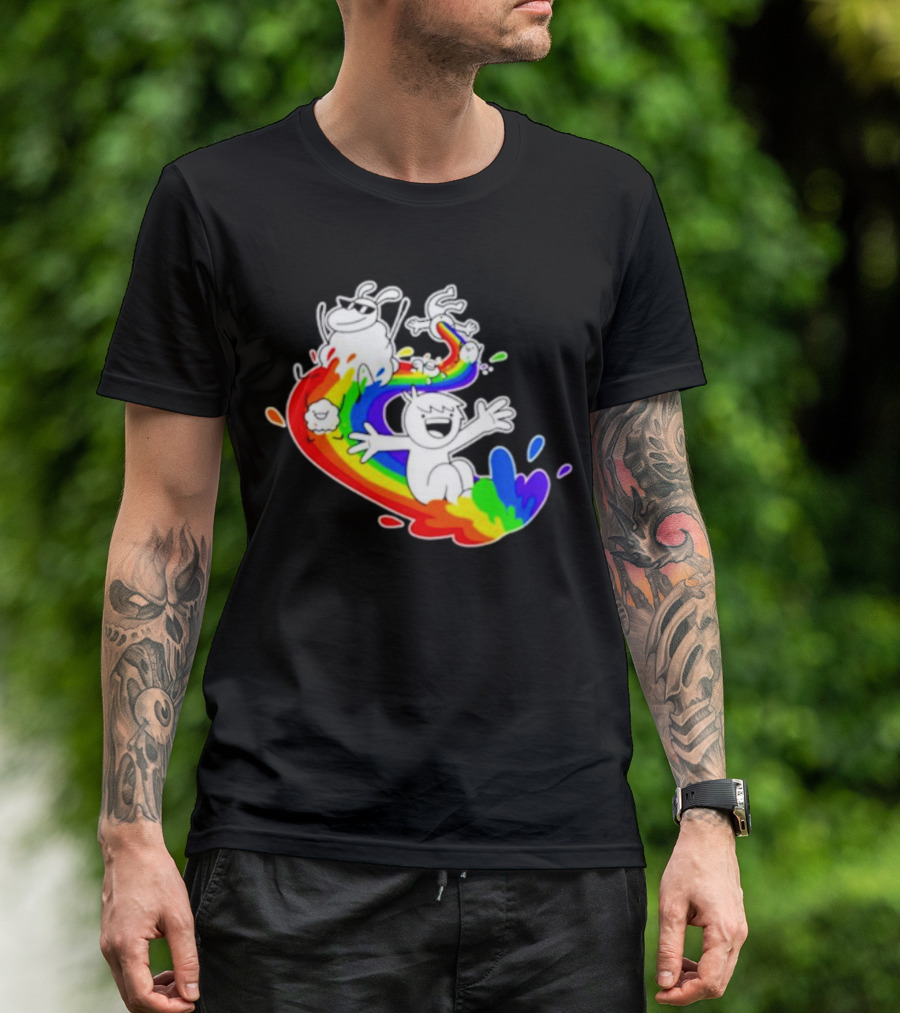 Pride Flavour Rainbow Ride Characters Limited Run T-Shirt