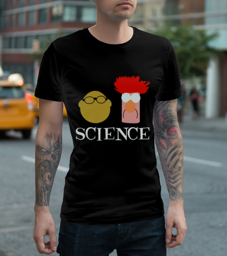 Science Beaker Bunsen Muppet T-Shirt