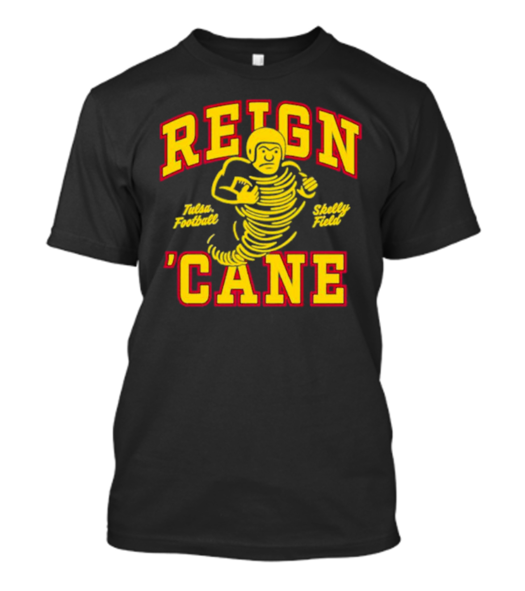 Reign 'Cane Tulsa Football Skelly Field T-Shirt