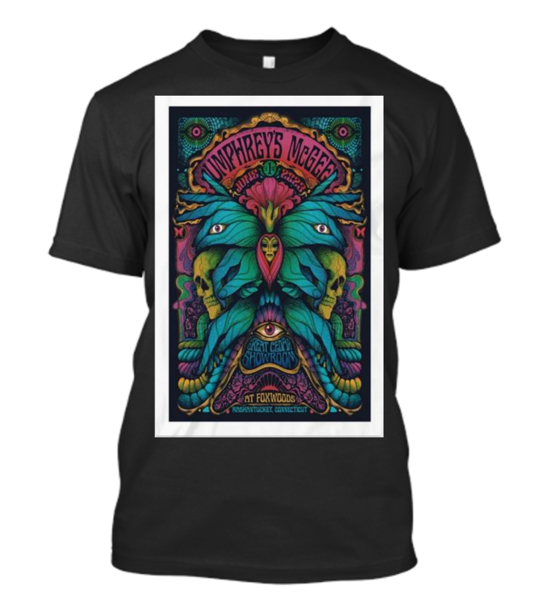 Umphrey’s McGee June 30 Hangar Earth Showroom At Foxwoods Mashantucket Connecticut T-Shirt