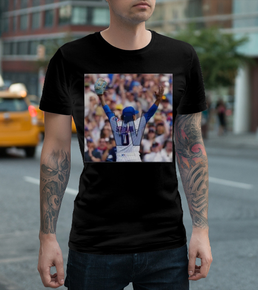 W Marcus Stroman Stroshow W Complete Game Shutout T-Shirt