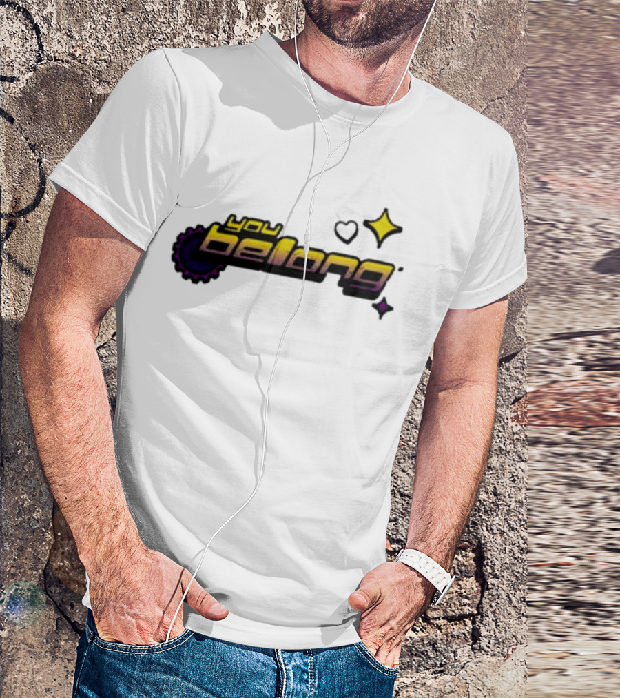 You Belong Gear Stars And Heart T-Shirt