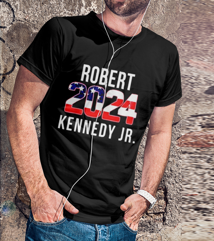 Robert 2024 Kennedy Jr American Flag T-Shirt