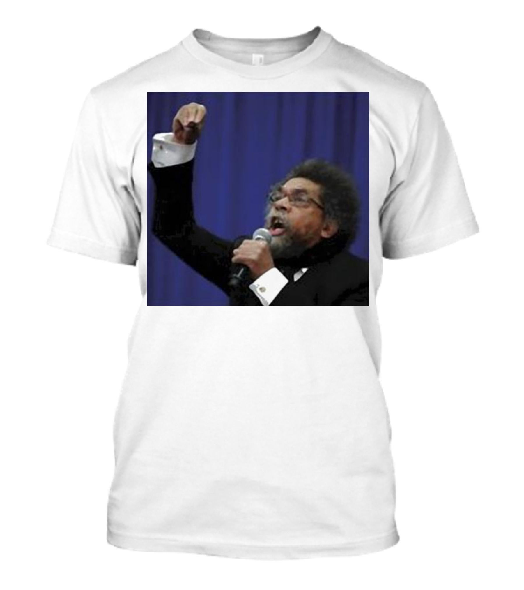 Cornel West For President 2024 Inspirational Speech Portrait Iconic Public Figure T-Shirt