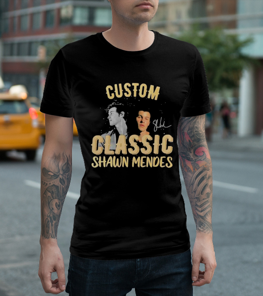Custom Classic Shawn Mendes Signature T-Shirt