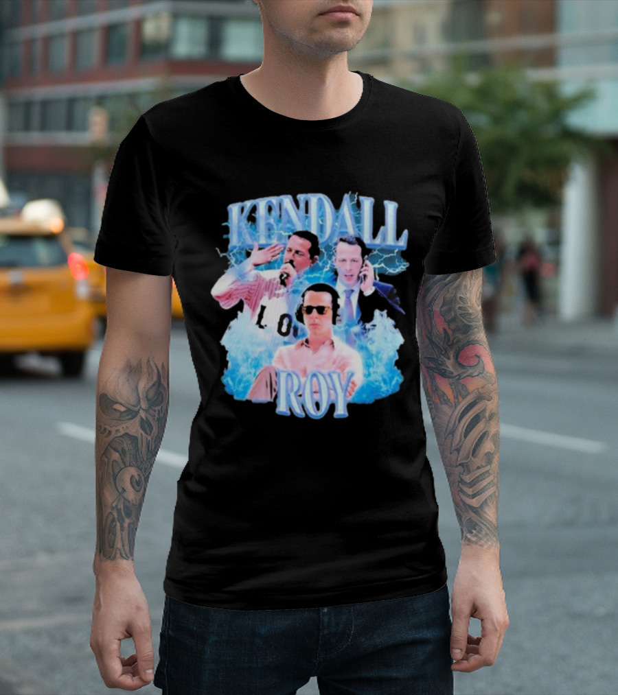Kendall Roy Disgusting Brothers Iconic Character Moments Electric Blue T-Shirt