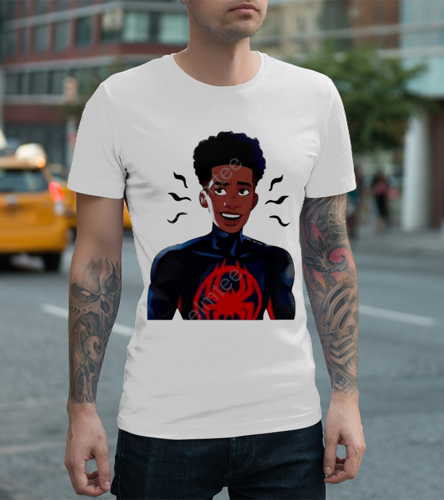 Spider Fam Charms Miles Across The Spider Verse T-Shirt