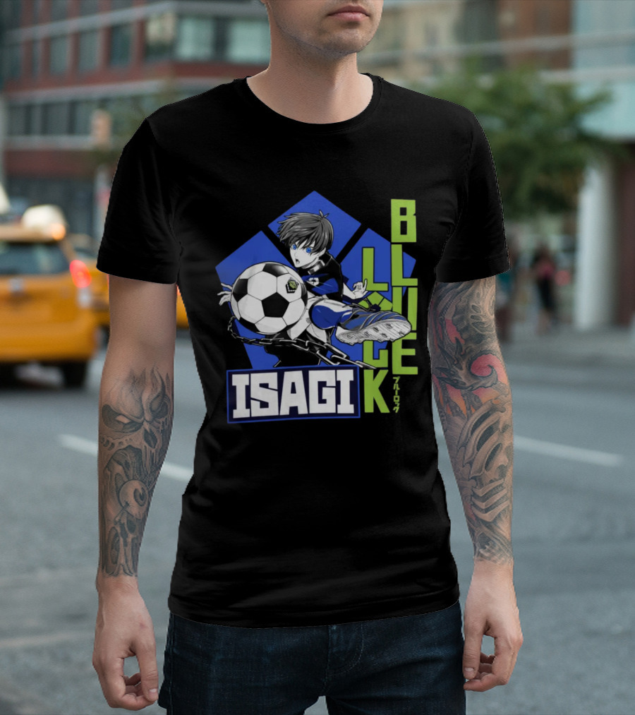 Crunchyroll Store Bluelock Isagi Soccer Star T-Shirt
