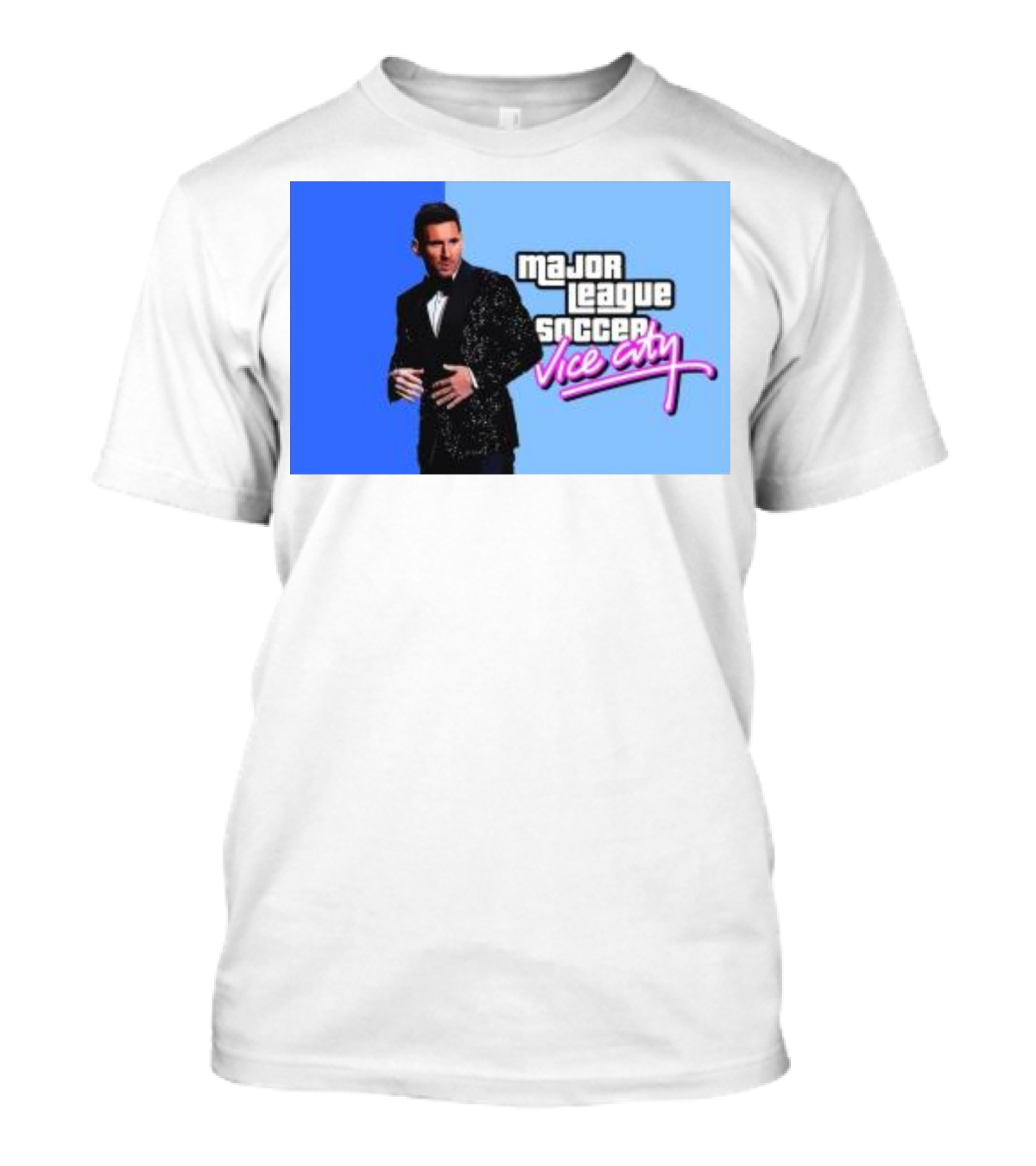 Major League Soccer Vice City Leo Messi Inter Miami T-Shirt