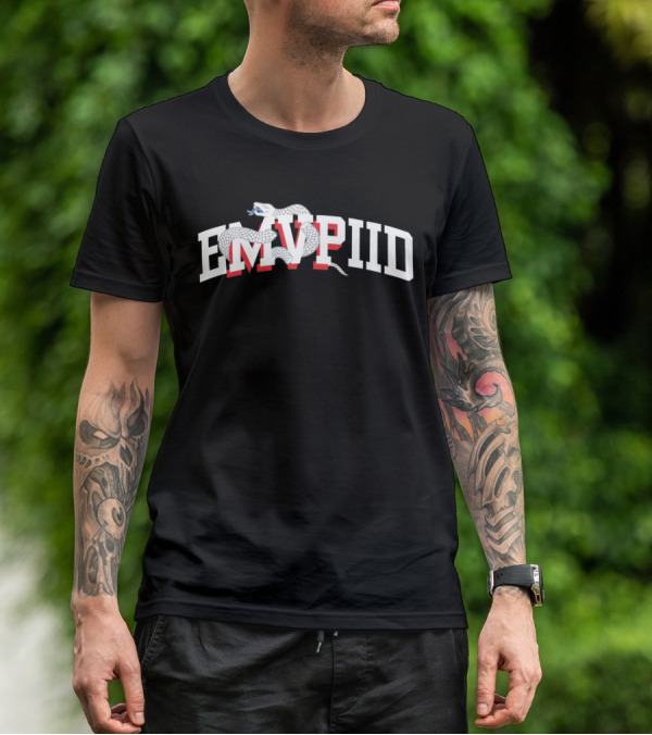 Philadelphia Joel Embiid Emvpiid Snake Typography T-Shirt