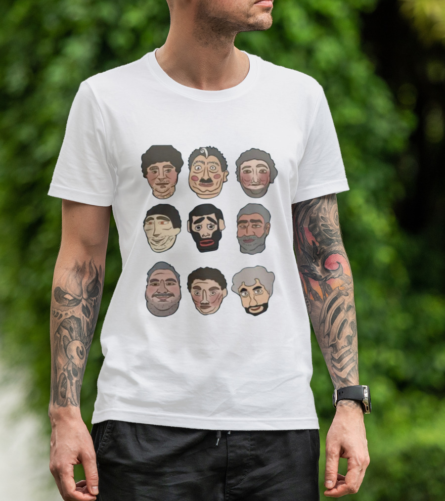 The H3 Podcast Faces Collection T-Shirt