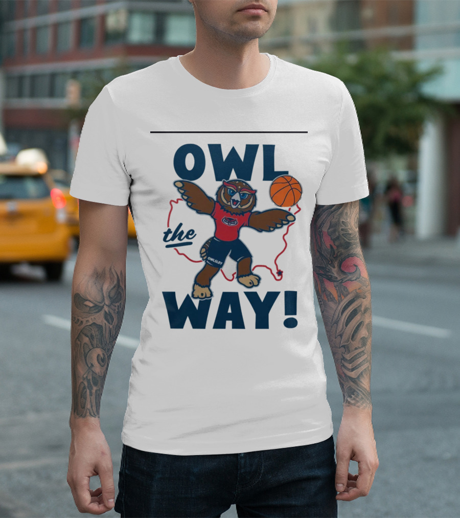 Florida Atlantic Owlsey Owl the Way Basketball T-Shirt
