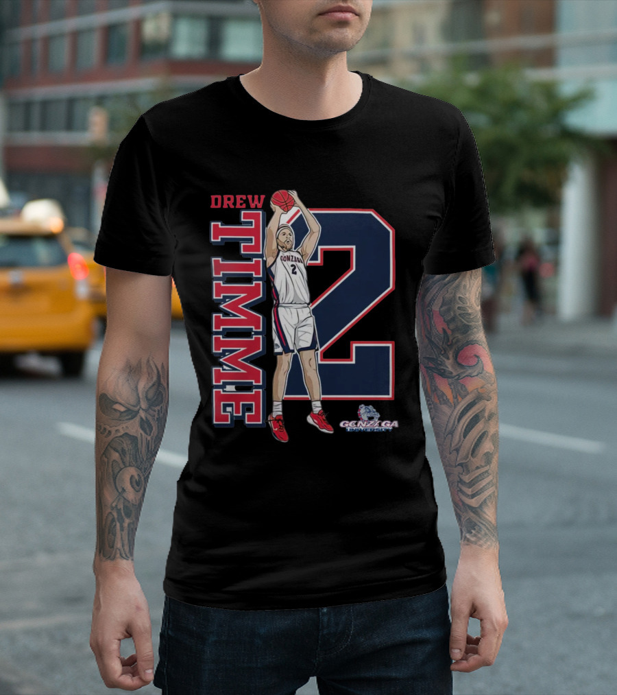 Drew Timme Gonzaga Basketball Number 2 Player Gonzaga University T-Shirt
