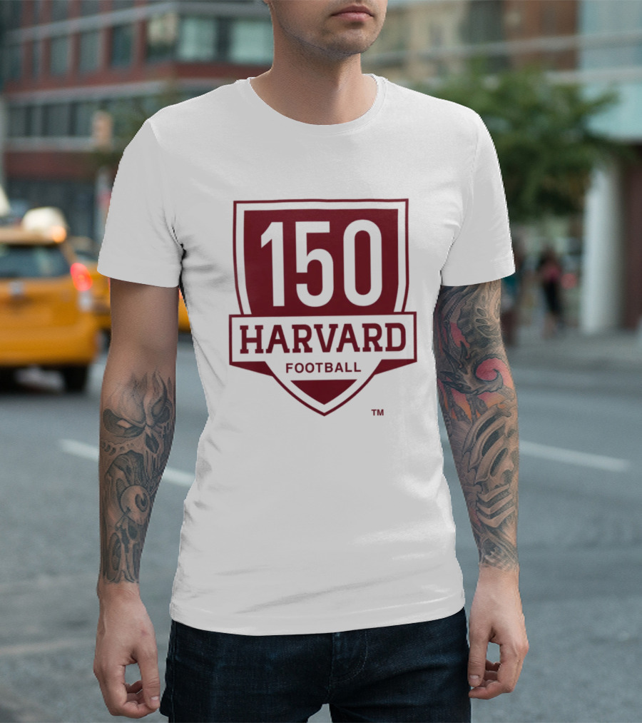 Harvard Football 150th Anniversary Jersey Champion Edition T-Shirt