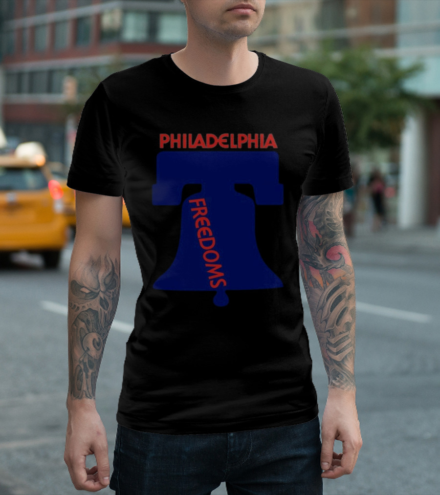 Philadelphia Freedoms Liberty Bell T-Shirt