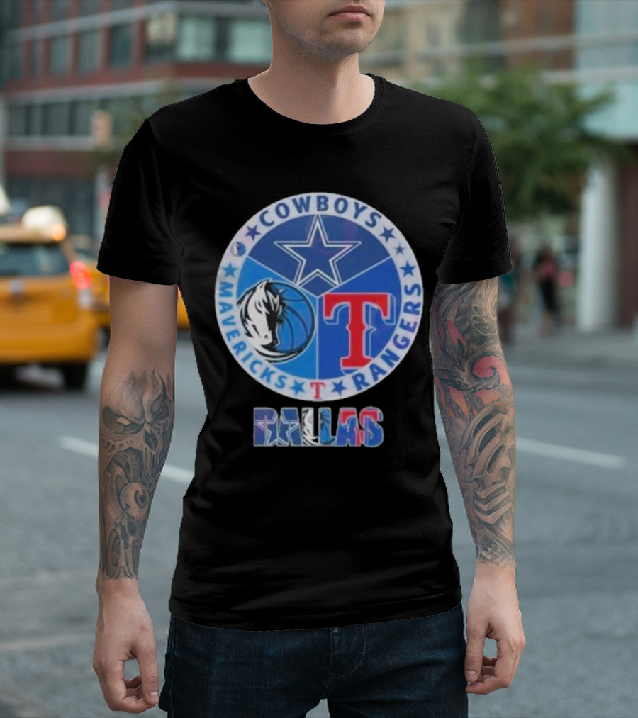 Dallas Cowboys Mavericks Rangers T-Shirt